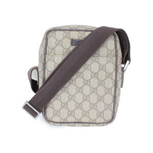 Gucci Shoulder Bag Logo Compact Crossbody Bag Brown